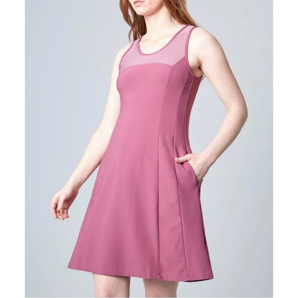 Mondetta NWT Grape Nectar Purple Pink Performance Luxury Active Dress Sz. Medium